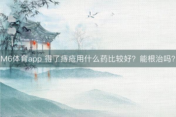 M6体育app 得了痔疮用什么药比较好？能根治吗？