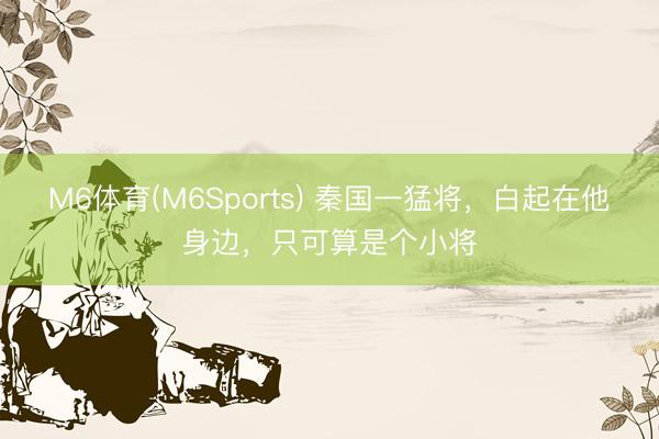 M6体育(M6Sports) 秦国一猛将，白起在他身边，只可算是个小将