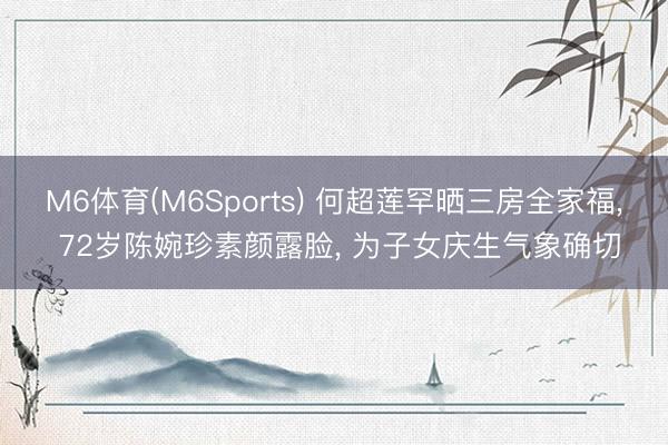 M6体育(M6Sports) 何超莲罕晒三房全家福, 72岁陈婉珍素颜露脸, 为子女庆生气象确切