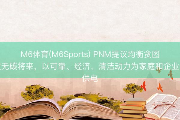 M6体育(M6Sports) PNM提议均衡贪图鼓吹无碳将来，以可靠、经济、清洁动力为家庭和企业供电