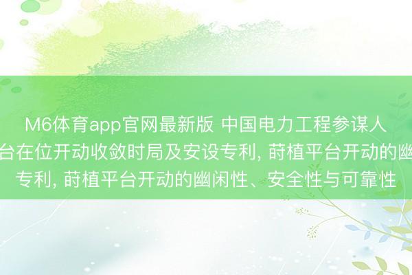 M6体育app官网最新版 中国电力工程参谋人集团央求张力腿风电平台在位开动收敛时局及安设专利， 莳植平台开动的幽闲性、安全性与可靠性